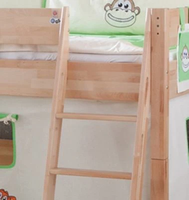 Relita Spielbett KIM Mit Rutsche / Turm, Buche Massiv, Natur, 90 X 200 Cm 6 Relita Spielbett KIM Mit Rutsche / Turm, Buche Massiv, Natur, 90 X 200 Cm – Bild 4