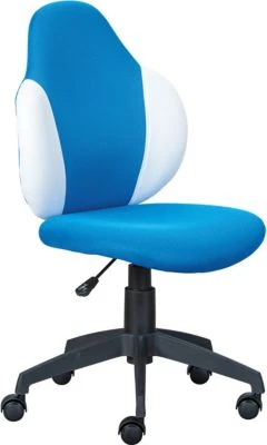 Inter Link Drehstuhl Mela, Blau/weiß