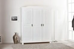 Inter Link Kleiderschrank Bastian, 3-türig, Kiefer Weiß -Mytoys Home Store 23019994 03