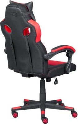 Inter Link Drehstuhl Gaming Devel, Rot/schwarz 6 Inter Link Drehstuhl Gaming Devel, Rot/schwarz – Bild 4