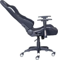 Inter Link Drehstuhl Gaming White Mesh, Schwarz/weiß -Mytoys Home Store 23020061 04