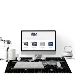 DigitCUBE Schreibtischunterlage 90x60cm - Tischunterlage Im Weltkarte Design Mit Deutschen Layout -Mytoys Home Store 23262124 06