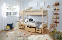 TICAA Etagenbett Finn Natur Mit 4er Funktionsschubkasten -Mytoys Home Store 23284184 05