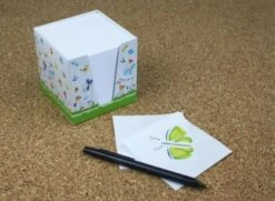 RNK Verlag Zettelbox Schmetterlinge, Inkl. 900 Blatt Weiß, 92 X 92 X 92 Mm -Mytoys Home Store 23363446 02