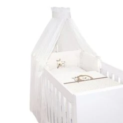 BORNINO 4-tlg. Bettwäscheset Leon & Co. 40x60 / 100x135 Cm