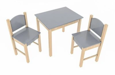 Coemo 3tlg. Kindersitzgruppe Stefano 1 Tisch 2 Stühle 4 Coemo 3tlg. Kindersitzgruppe Stefano 1 Tisch 2 Stühle – Bild 2