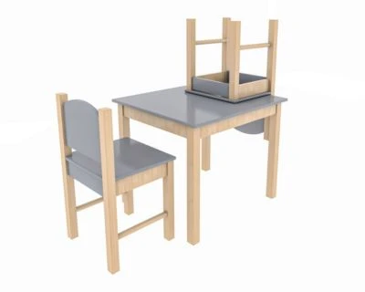 Coemo 3tlg. Kindersitzgruppe Stefano 1 Tisch 2 Stühle 7 Coemo 3tlg. Kindersitzgruppe Stefano 1 Tisch 2 Stühle – Bild 5