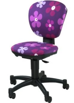 TOPSTAR Drehstuhl Ergokid 15 Jet, Flower Lila