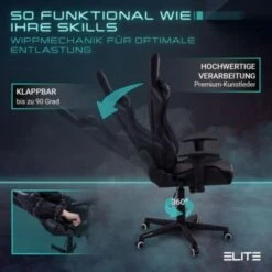 ELITE Gaming Stuhl DESTINY MG200 - Ergonomischer Racing Gaming Stuhl - Auch Als RGB -Mytoys Home Store 23597355 03