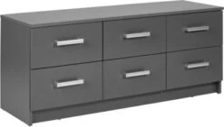 Inter Link Kommode "Elenzio", 6 Schubkästen, 122x40x51cm