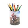 Nikima Stiftebecher Motocross Stifteköcher Inkl. 12 Dreikant Buntstiften Stifteköcher -Mytoys Home Store 23826593 01