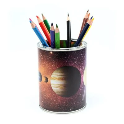 Nikima Stiftebecher Sonnensystem Stifteköcher Inkl. 12 Dreikant Buntstiften Stifteköcher 4 Nikima Stiftebecher Sonnensystem Stifteköcher Inkl. 12 Dreikant Buntstiften Stifteköcher – Bild 2