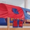 Relita 2er Tunnel Für Hoch-und Etagenbetten, 150 Cm, Rot/blau 1 Relita 2er Tunnel Für Hoch-und Etagenbetten, 150 Cm, Rot/blau -Mytoys Home Store 2385150 01