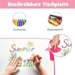 COSTWAY® Kinderschreibtisch Höhenverstellbar Neigbar -Mytoys Home Store 23965153 03