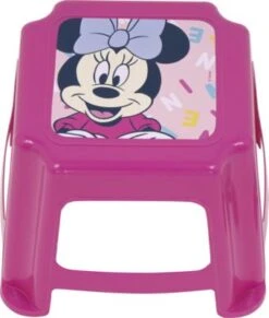 Kinder Hocker Aus Kunststoff, Minnie Mouse, 27 X 27 X 21 Cm