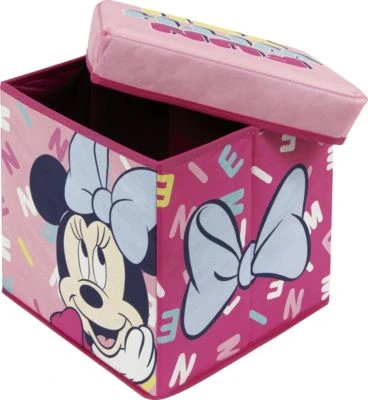 Stoffsitz Mit Aufbewahrungsmöglichkeit, Minnie Mouse, 30 X 30 X 30 Cm 4 Stoffsitz Mit Aufbewahrungsmöglichkeit, Minnie Mouse, 30 X 30 X 30 Cm – Bild 2