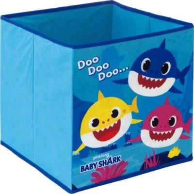 Aufbewahrungsbox Baby Shark, 31x31x31 Cm 4 Aufbewahrungsbox Baby Shark, 31x31x31 Cm – Bild 2