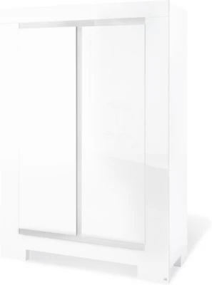 Pinolino Kleiderschrank SKY, 2-türig, Weiß/Hochglanz 4 Pinolino Kleiderschrank SKY, 2-türig, Weiß/Hochglanz – Bild 2