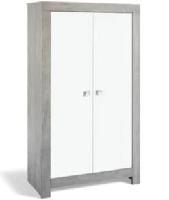 Schardt Kleiderschrank NORDIC DRIFTWOOD, Drift Wood/weiß, 2-türig