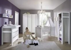 Schardt Kleiderschrank MILANO PINIE, Pinie Silberfarbig/weiß, 3-türig -Mytoys Home Store 2419830 03