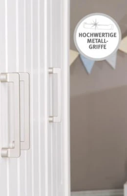 Roba Kleiderschrank Wilma, 3 Türig 199 X 138,5 X 52,5 Cm 7 Roba Kleiderschrank Wilma, 3 Türig 199 X 138,5 X 52,5 Cm – Bild 5