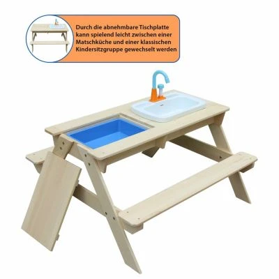 Coemo 2in1 Kindersitzgruppe Und Matschtisch Robin 8 Coemo 2in1 Kindersitzgruppe Und Matschtisch Robin – Bild 6