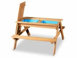 Coemo 2in1 Kindersitzgruppe Und Sand-und Wasserspieltisch Aus Holz