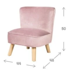 Roba Bundle Lil Sofa - 1x Kindersessel Klein, 1x Kinderhocker Und 1x Dekokissen In Sternform Rosa/mauve -Mytoys Home Store 24267558 05