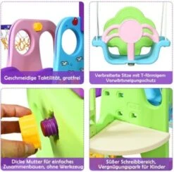 COSTWAY® Kinderrutsche Mit Schaukel, Basketballkorb, Bällen -Mytoys Home Store 24304249 06