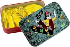 Die Spiegelburg Mini-Schreibtischset Skate-aid, 15-tlg. In Metalldose