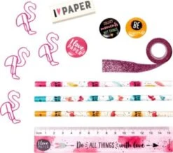 Schreibtischset I LOVE PAPER, 13-tlg. -Mytoys Home Store 24321697 02