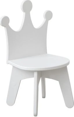 Nordville Kinderstuhl Krone, Weiß 3 Nordville Kinderstuhl Krone, Weiß