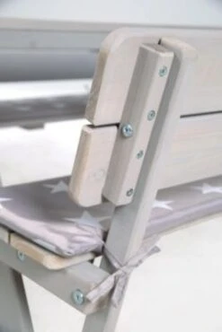 Roba Kindersitzgruppe 'PICKNICK For 4' Outdoor + Mit Lehne Und Bankkissen, Grau -Mytoys Home Store 24328505 04