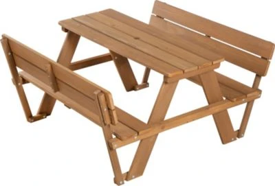 Roba Kindersitzgruppe 'PICKNICK For 4' Outdoor + Mit Lehne Und Bankkissen, Teak 4 Roba Kindersitzgruppe 'PICKNICK For 4' Outdoor + Mit Lehne Und Bankkissen, Teak – Bild 2