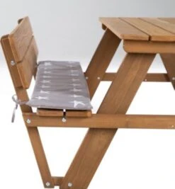 Roba Kindersitzgruppe 'PICKNICK For 4' Outdoor + Mit Lehne Und Bankkissen, Teak 12 Roba Kindersitzgruppe 'PICKNICK For 4' Outdoor + Mit Lehne Und Bankkissen, Teak -Mytoys Home Store 24328506 05