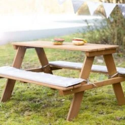 Roba Kindersitzgarnitur Outdoor + Mit Bankkissen, Teak -Mytoys Home Store 24328509 04