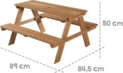 Roba Kindersitzgarnitur Outdoor + Mit Bankkissen, Teak -Mytoys Home Store 24328509 05