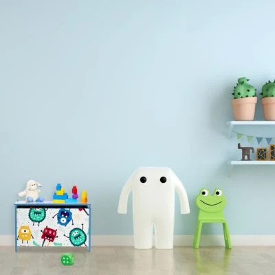 Relaxdays Spielzeugtruhe Mit Monstern 4 Relaxdays Spielzeugtruhe Mit Monstern – Bild 2