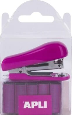 APLI Kids Mini-Tacker Pink, Inkl. 2000 Heftklammern
