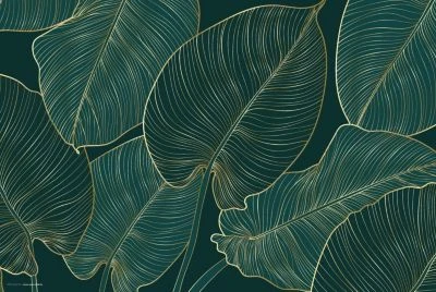 Coveryourdesk Schreibtischunterlage Schreibtischunterlage Schreibtischunterlage Für Kinder Und Erwachsene – “Tropische Blätter Mit Goldadern“ – Aus Erstklassigem, Strapazierfähigem Vinyl (Kunststoff) – 3 Coveryourdesk Schreibtischunterlage Schreibtischunterlage Schreibtischunterlage Für Kinder Und Erwachsene – “Tropische Blätter Mit Goldadern“ – Aus Erstklassigem, Strapazierfähigem Vinyl (Kunststoff) –