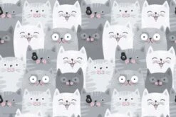 Coveryourdesk Schreibtischunterlage Schreibtischunterlage Schreibtischunterlage Für Kinder Und Erwachsene – “Katzen-Konferenz“ – Aus Erstklassigem, Strapazierfähigem Vinyl (Kunststoff) – 60 X 40 Cm –