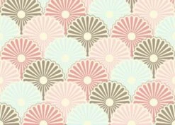 Coveryourdesk Schreibtischunterlage Schreibtischunterlage Für Kinder Und Erwachsene – “Abstrakter Löwenzahn“ – Aus Erstklassigem, Strapazierfähigem Vinyl (Kunststoff -BPA Frei) – 70 X 50 Cm – Made In