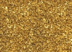 Coveryourdesk Schreibtischunterlage Schreibtischunterlage Für Kinder Und Erwachsene – “Glitzernde Goldsteinchen“ – Aus Erstklassigem, Strapazierfähigem Vinyl (Kunststoff -BPA Frei) – 70 X 50 Cm – Made