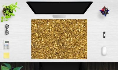 Coveryourdesk Schreibtischunterlage Schreibtischunterlage Für Kinder Und Erwachsene – “Glitzernde Goldsteinchen“ – Aus Erstklassigem, Strapazierfähigem Vinyl (Kunststoff -BPA Frei) – 70 X 50 Cm – Made 4 Coveryourdesk Schreibtischunterlage Schreibtischunterlage Für Kinder Und Erwachsene – “Glitzernde Goldsteinchen“ – Aus Erstklassigem, Strapazierfähigem Vinyl (Kunststoff -BPA Frei) – 70 X 50 Cm – Made – Bild 2