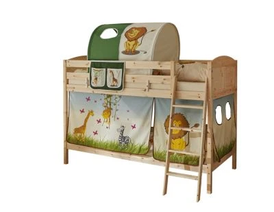 TICAA Etagenbett Erni Country Kiefer Natur 4 TICAA Etagenbett Erni Country Kiefer Natur – Bild 2