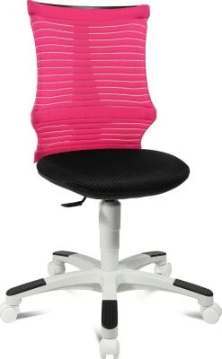 TOPSTAR Kinder Drehstuhl S'Neaker Weiss/schwarz/rosa