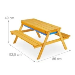 Relaxdays Kindersitzgruppe Holz Mit Schirm -Mytoys Home Store 25040552 04