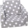 KNORRTOYS.COM Singlesofa - "Grey White Stars" -Mytoys Home Store 25174588 01