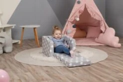 KNORRTOYS.COM Singlesofa - "Grey White Stars" -Mytoys Home Store 25174588 03