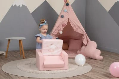 KNORRTOYS.COM Singlesofa - "Dance Of Stars" Pink 5 KNORRTOYS.COM Singlesofa - "Dance Of Stars" Pink – Bild 3